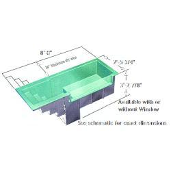 Single Entry Dry Minister  Baptistry 8 Foot Long (EZ30)